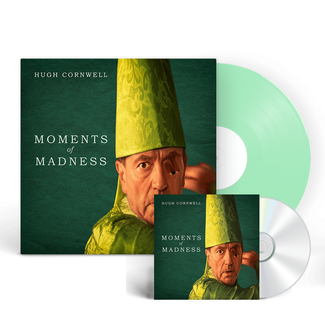 Hugh Cornwell - Moments Of Madness Colour Vinyl CD Bundle Signed Photo