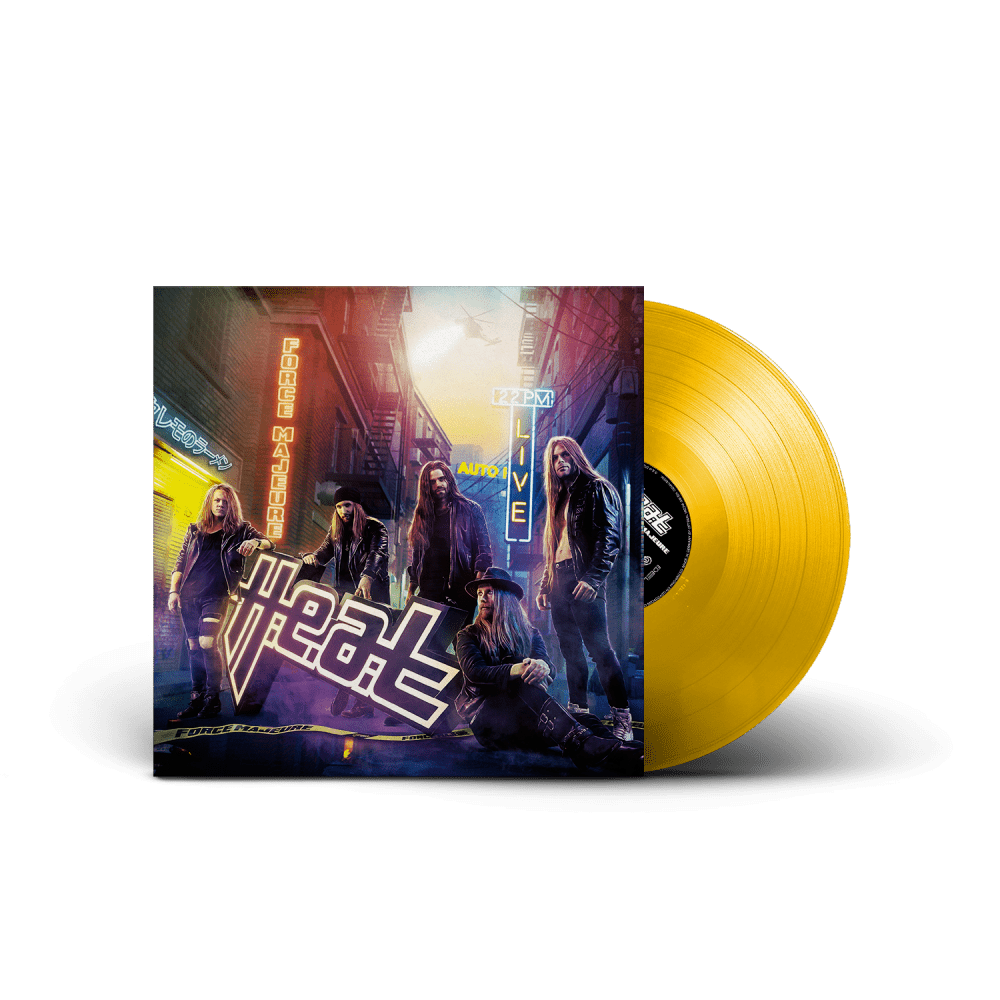 H.E.A.T - Force Majeure Ltd. Yellow Vinyl/Gatefold Heavyweight Vinyl