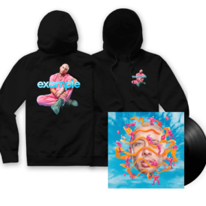 Example - We May Grow Old But We Never Grow Up Vinyl Hoodie