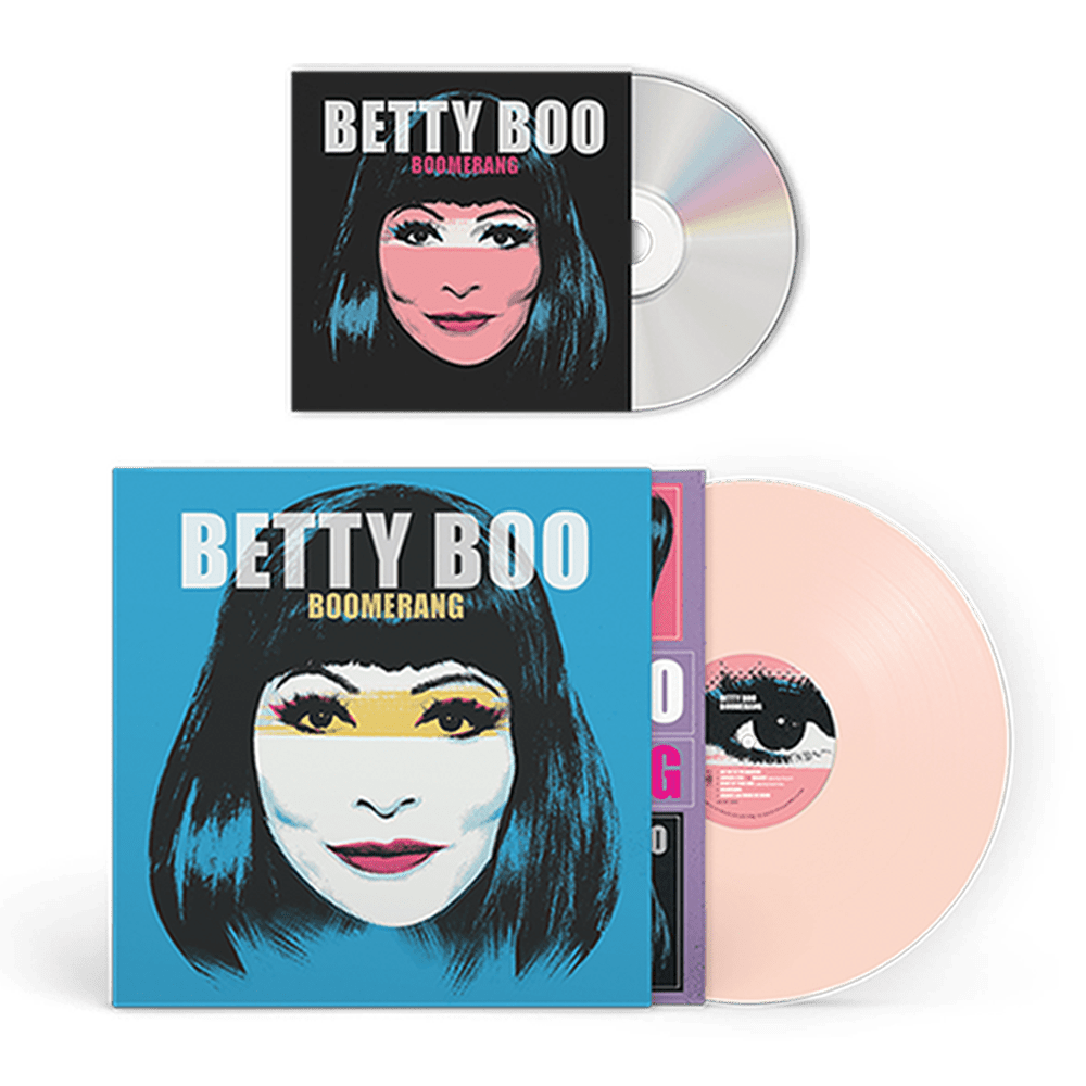 Betty Boo - Boomerang Signed CD, Pink Vinyl