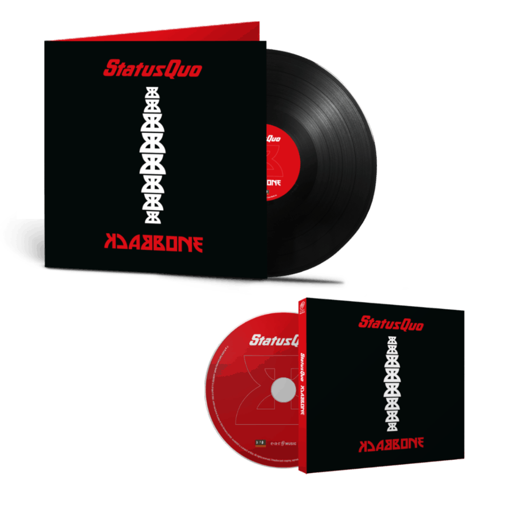 Status Quo - Backbone Deluxe CD Heavyweight Gatefold Black Vinyl