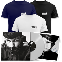 Andrew Cushin - Waiting For The Rain Angel White Vinyl Logo T-Shirt