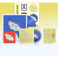 Twin Atlantic - Meltdown CD Signed  Heavyweight Split Yellow Blue Vinyl Blue Cover Signed with Sticker Sheet Cassette [Inc Bonus CD]