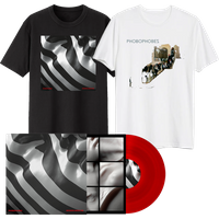 Phobophobes - Modern Medicine Red Vinyl Black T-Shirt White T-Shirt