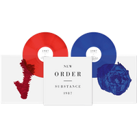 New Order - Substance '87 Red & Blue Double Heavyweight Vinyl