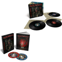 Iron Maiden  - Casebound Book CD Triple Vinyl