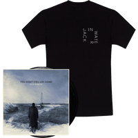 Jack In Water - You Don't Feel Like Home Vinyl Black T-Shirt