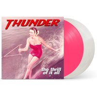 Thunder - The Thrill of It All Pink and Clear with Artcard Double Vinyl